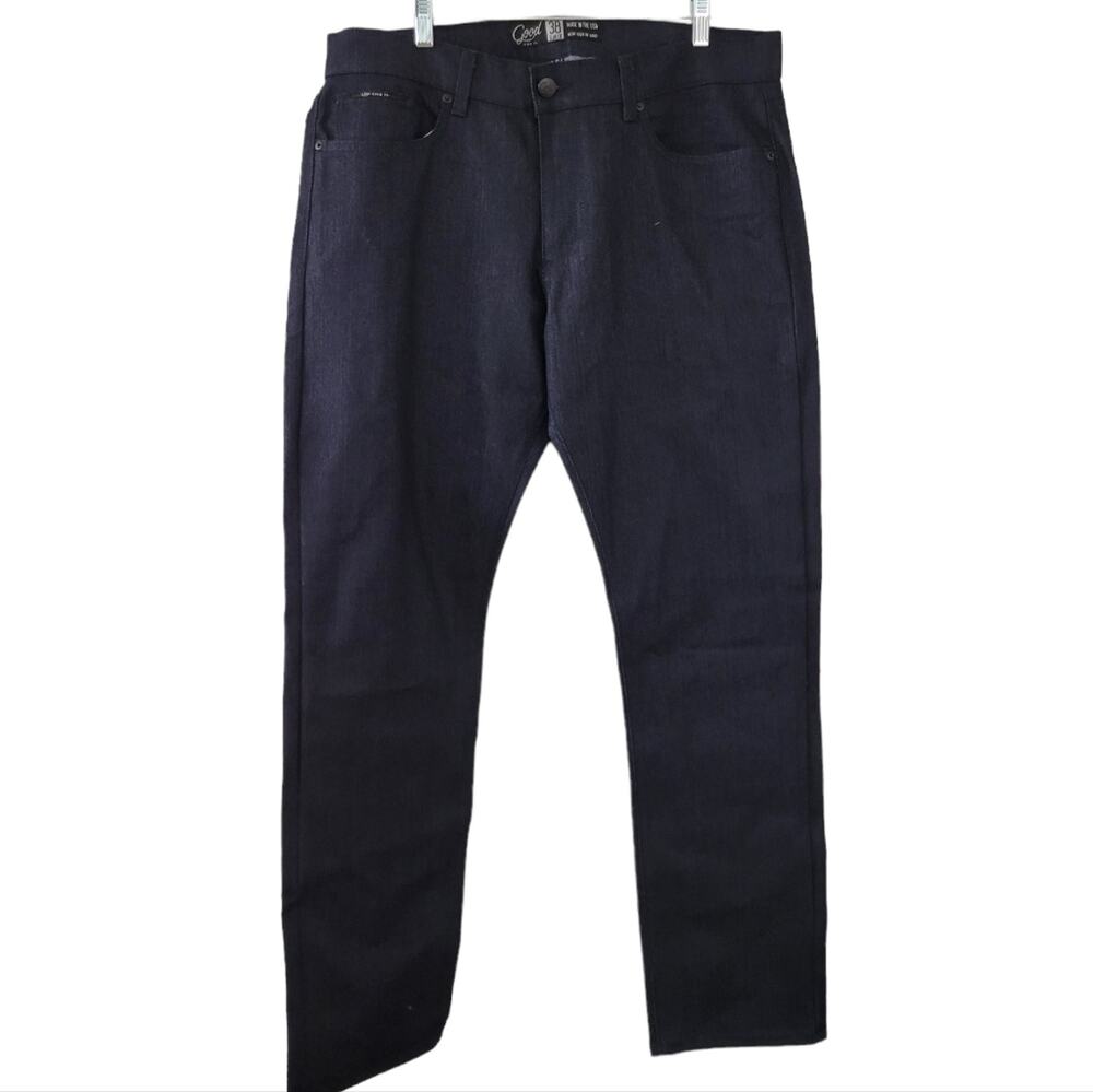 NEW Good Denim Slim Fit Jeans Size 38 Dark Wash Men Pants MADE IN USA